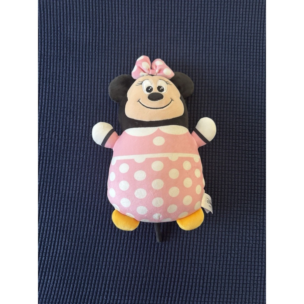 Squishmallows Kellytoy Plush Disney‎ Hug Mees Minnie Mouse 12" EUC